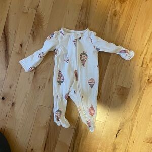 Kids One Piece with Hot Air Balloon Print